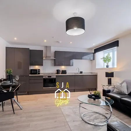 Union Row Retreat - Sja Stays - Luxury 1 Bed Apartment Aberdeen Room photo