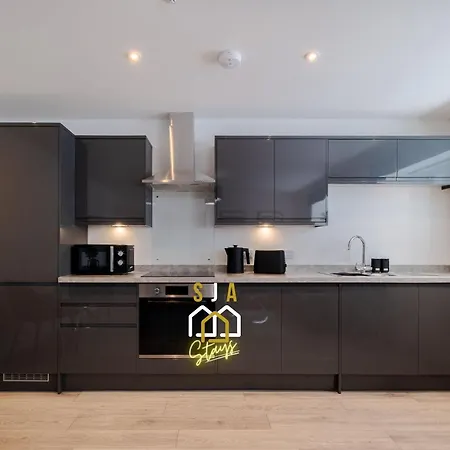 Union Row Retreat - Sja Stays - Luxury 1 Bed Apartment Aberdeen Room photo
