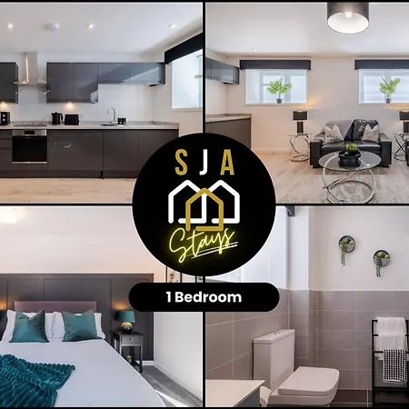 Union Row Retreat - Sja Stays - Luxury 1 Bed Apartment Aberdeen Room photo
