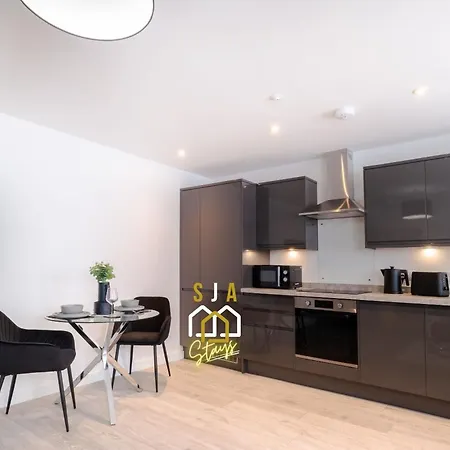 Union Row Retreat - Sja Stays - Luxury 1 Bed Apartment Aberdeen Room photo